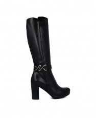 Patricia Miller 6955 Black Boots with Ornament