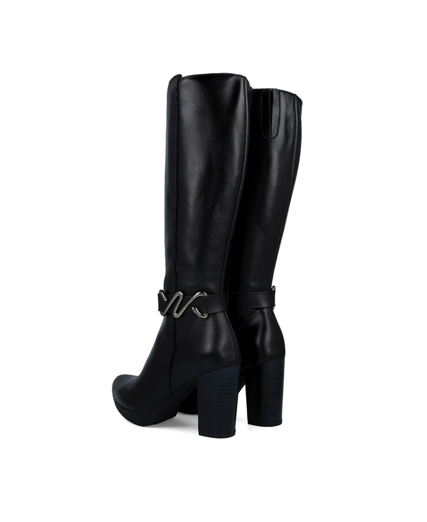 Patricia Miller 6955 Black Boots with Ornament