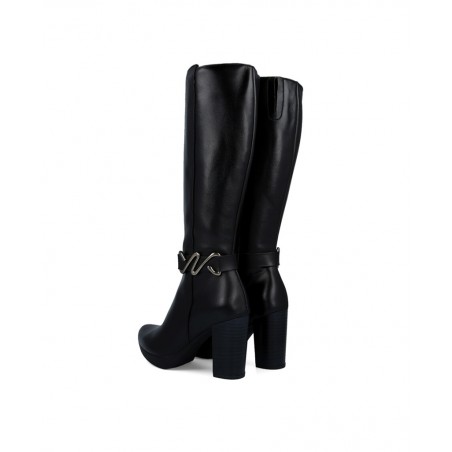 Patricia Miller 6955 Black Boots with Ornament