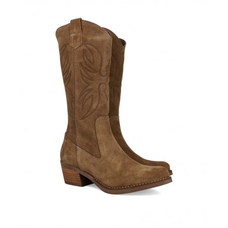 h2Botas cowboy de piel de serraje Patricia Miller 6950 h2 pAdopta la tendencia western con un toque de sofisticacion gracias a 