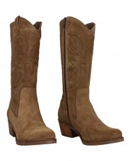 Patricia Miller 6950 Suede Leather Cowboy Boots