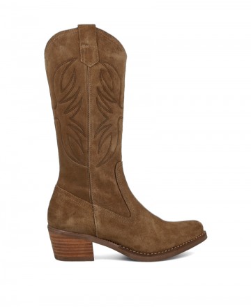 h2Botas cowboy de piel de serraje Patricia Miller 6950 h2 pAdopta la tendencia western con un toque de sofisticacion gracias a 