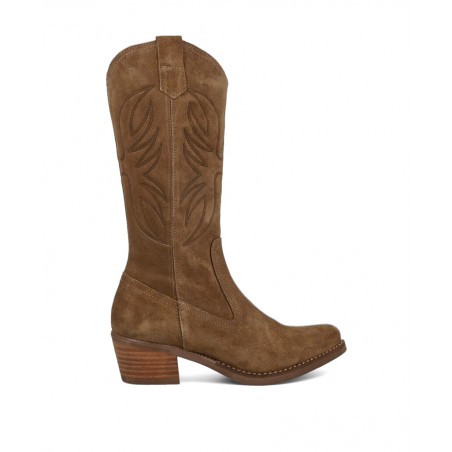 Patricia Miller 6950 Suede Leather Cowboy Boots