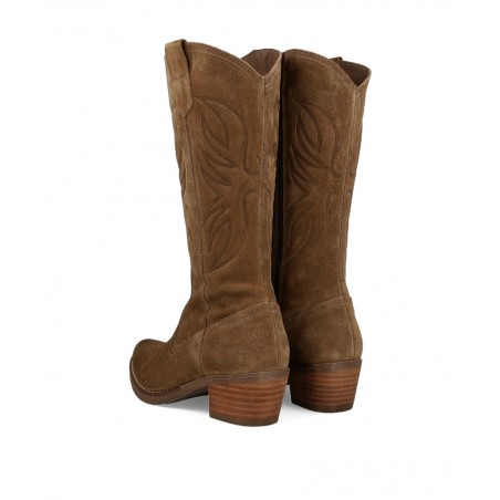 Patricia Miller 6950 Suede Leather Cowboy Boots