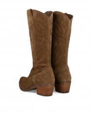 Patricia Miller 6950 Suede Leather Cowboy Boots