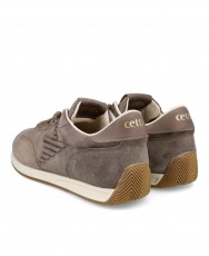 Cetti C-1381 Taupe Casual Leather Sneakers