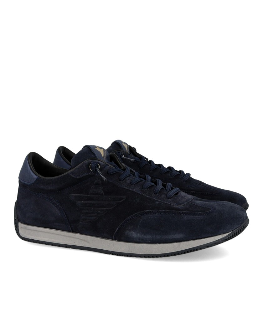Cetti C-1381 Navy Blue Leather Sneakers
