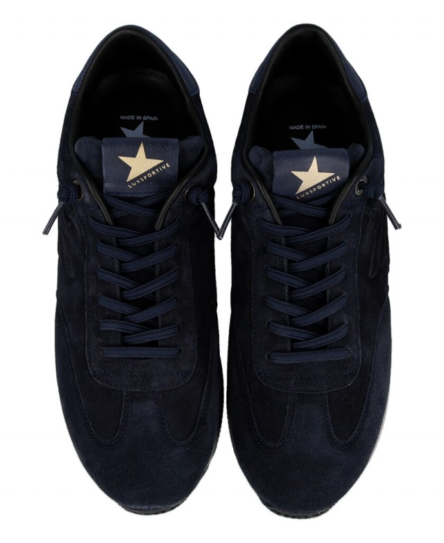 Cetti C-1381 Navy Blue Leather Sneakers