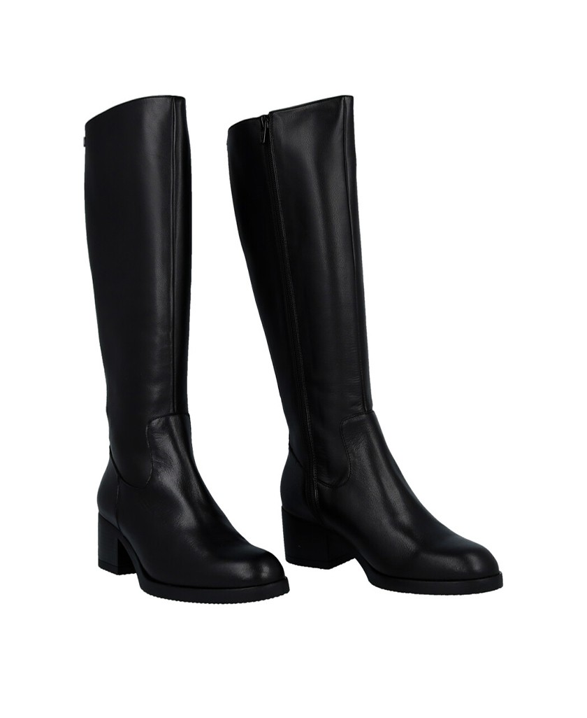 Wonders Santafé G-6250 Black Classic Leather Boots