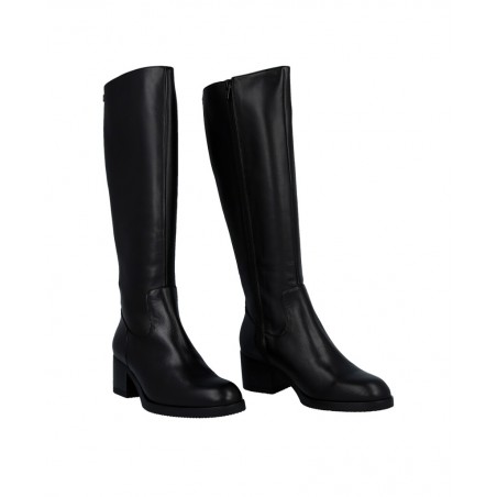 Botas negras clásicas de piel Wonders Santafé G-6250