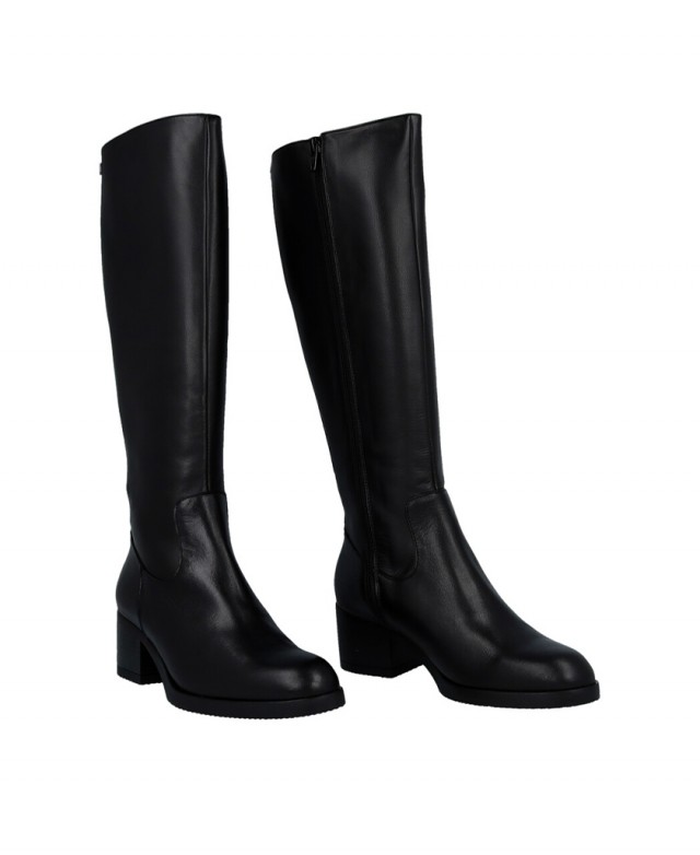 Wonders Santafé G-6250 Black Classic Leather Boots