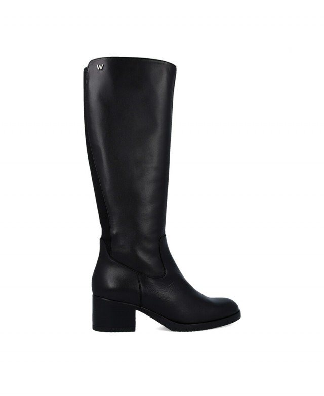 Wonders Santafé G-6250 Black Classic Leather Boots