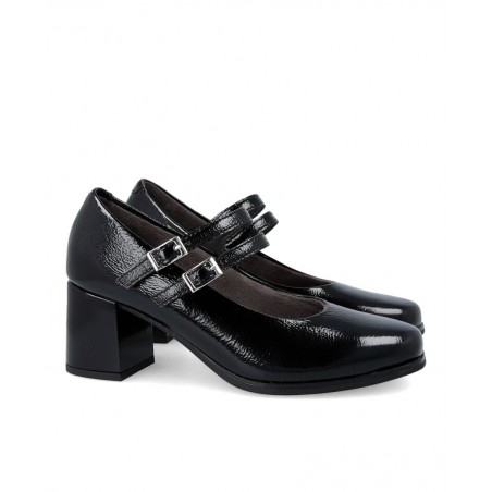Pitillos 10831 Mary Jane Style Leather Heels