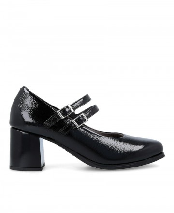 Pitillos 10831 Mary Jane Style Leather Heels