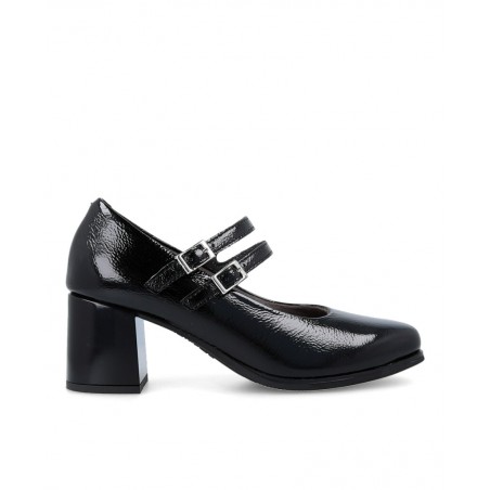 Tacón de piel estilo Mary Jane Pitillos 10831