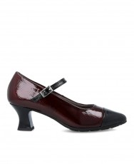 Pitillos 10851 Women's Burgundy Heel Mary Janes
