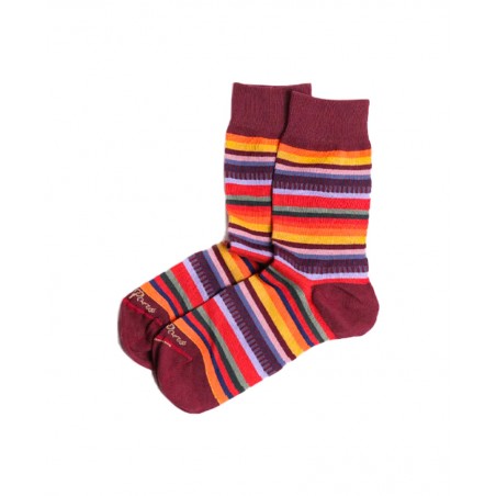 h2Calcetines unisex multicolor Toni Pons Quel Br h2 pAnade un toque de estilo a tu vestuario con los calcetines a rayas Toni Po
