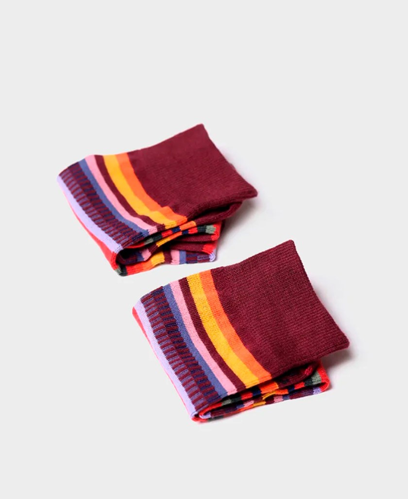 h2Calcetines unisex multicolor Toni Pons Quel Br h2 pAnade un toque de estilo a tu vestuario con los calcetines a rayas Toni Po