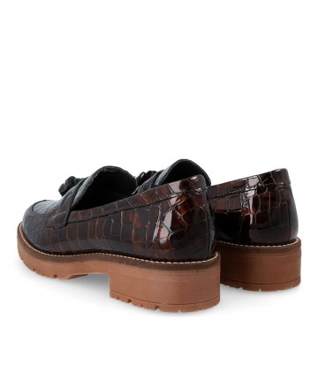Pitillos 10770 brown leather loafers