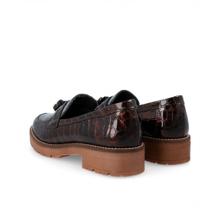 h2Mocasines de piel efecto coco Pitillos 10770 h2 pDescubre la elegancia con un toque exotico con los mocasines de mujer Pitill
