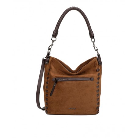 Bolso con asa trenzada Binnari Flavia 20761
