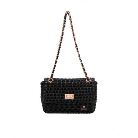 h2Bolso con cadena dorada Binnari Patti 20883 h2 pAnade un toque de sofisticacion a tus looks con el Bolso Binnari Patti 20883