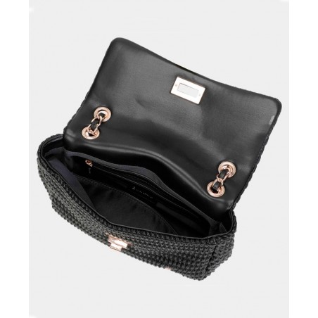 h2Bolso con cadena dorada Binnari Patti 20883 h2 pAnade un toque de sofisticacion a tus looks con el Bolso Binnari Patti 20883