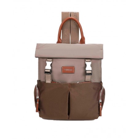 h2Mochila de mujer casual Binnari 20851 h2 pLa Mochila Binnari Louise 20851 en color taupe es el accesorio perfecto para tus di