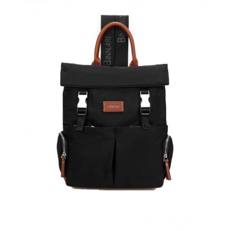h2Mochila con compartimentos Binnari 20851 h2 pLa Mochila Binnari Louise 20851 en color negro es el accesorio perfecto para tus