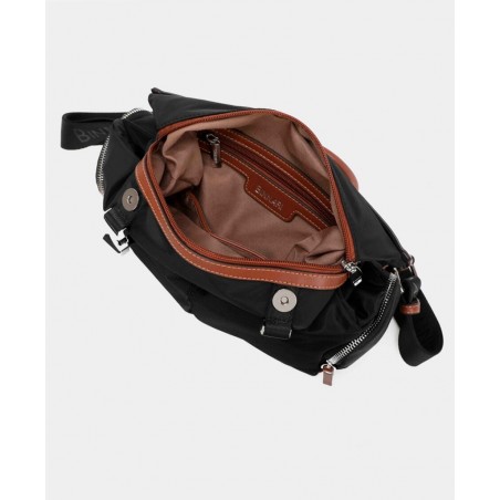h2Mochila con compartimentos Binnari 20851 h2 pLa Mochila Binnari Louise 20851 en color negro es el accesorio perfecto para tus