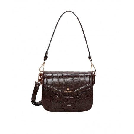 h2Bolso efecto coco Binnari Mandy 20862 h2 pEl Bolso bandolera Binnari Louise 20850 en color taupe es el accesorio perfecto par
