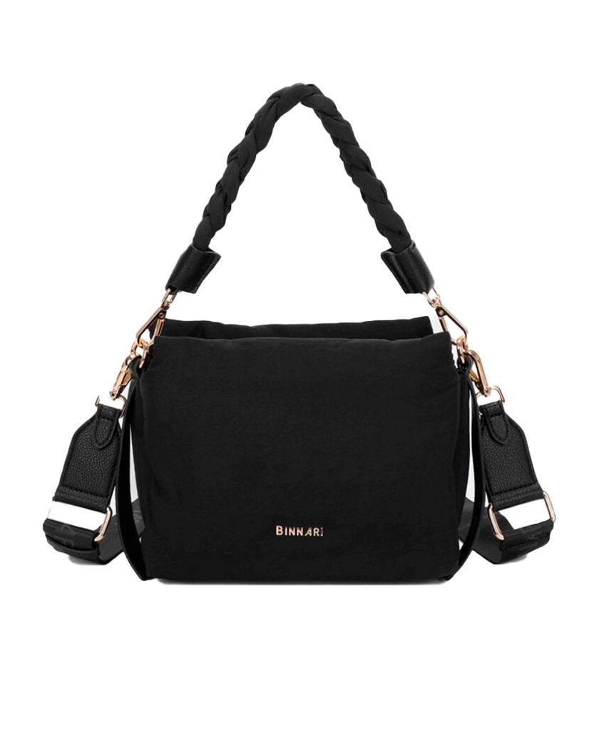 Bolso bandolera negra Binnari Carla 20700