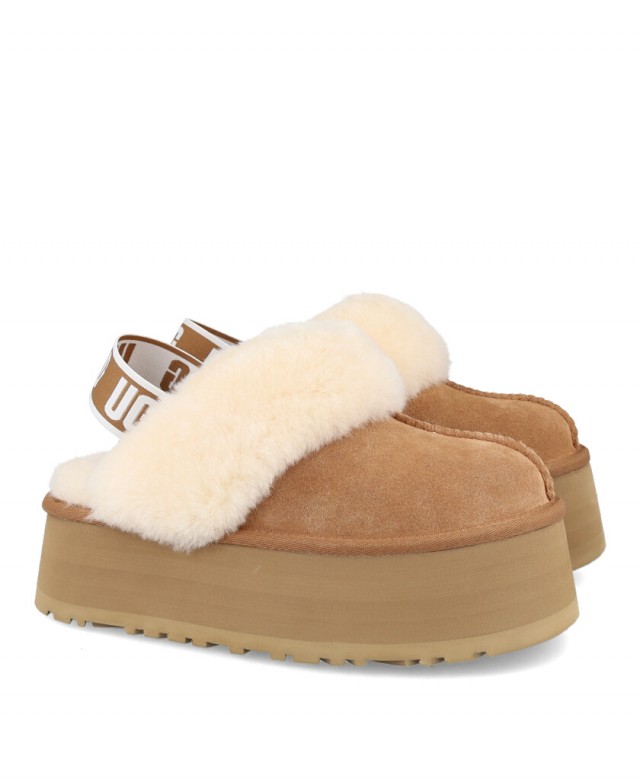 h2Zuecos con cinta elastica UGG W Funkette h2 pLos UGG Funkette en color camel son la combinacion perfecta de estilo casual y l