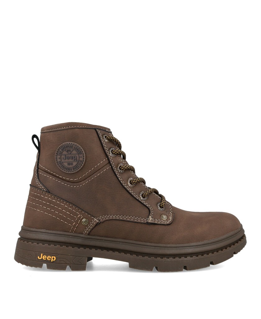 h2Botas con suela track Jeep Tuareg Boot h2 pLas botas Jeep Tuareg en color marron son el calzado definitivo para el hombre mod