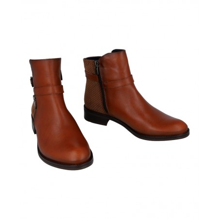 Botines casual de piel Dorking Tierra D8906