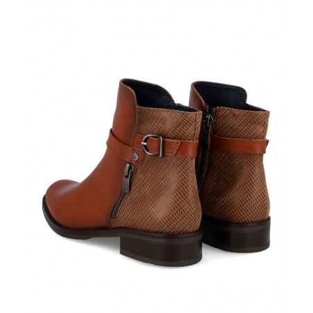 Botines casual de piel Dorking Tierra D8906