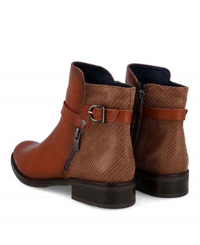 Botines casual de piel Dorking Tierra D8906 Botines casual de piel Dorking Tierra D8906