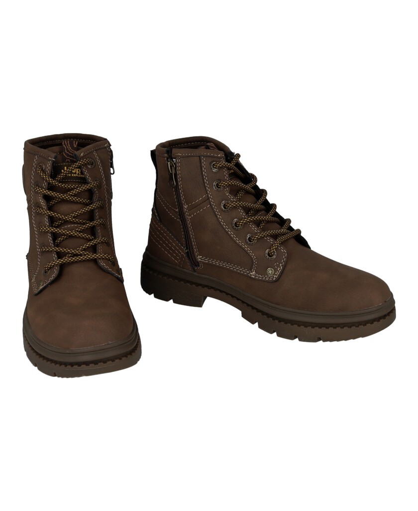 Jeep Tuareg Boot brown track sole boots