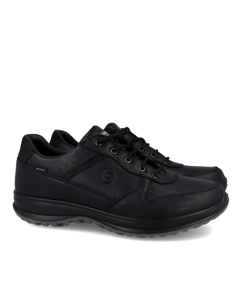 Grisport 8691 men's black leather shoes