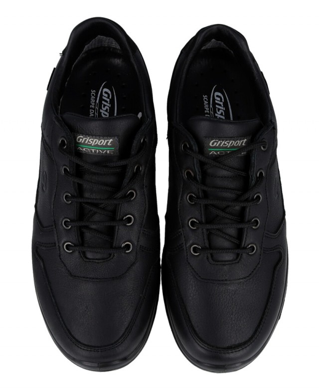 Grisport 8691 men's black leather shoes