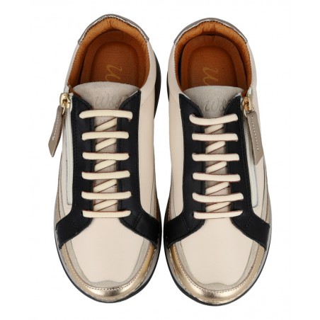 Zapatillas casual con cremallera Walk & Fly 24350-6