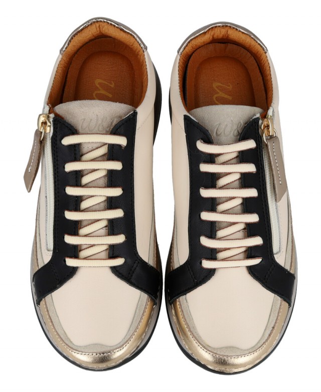 Zapatillas casual con cremallera Walk & Fly 24350-6