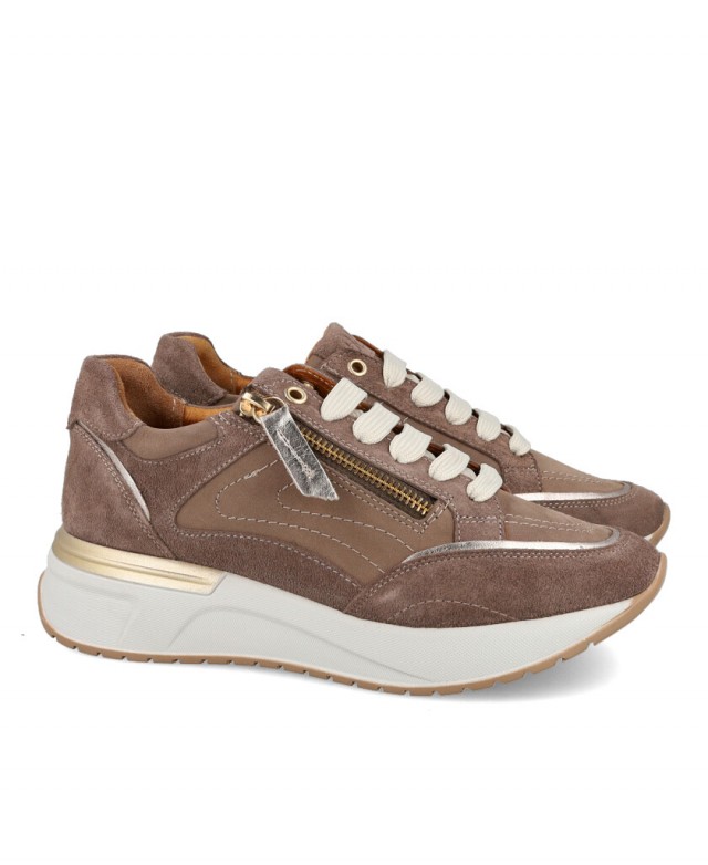 Zapatillas de piel Walk & Fly 23623-A-8F CP