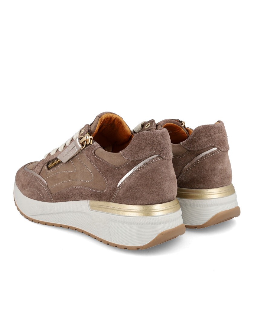 Zapatillas de piel Walk & Fly 23623-A-8F CP