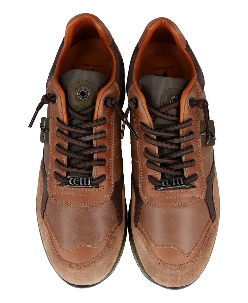 Cetti C-848 XL men's leather trainers