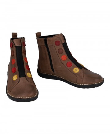 Botines marrones planos Catchalot 7238