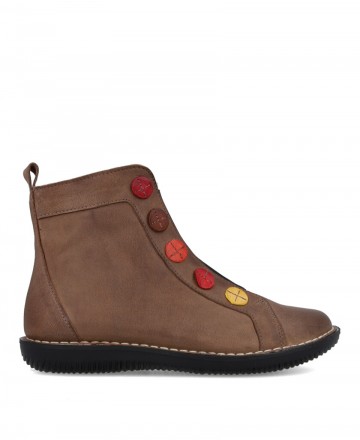 Botines marrones planos Catchalot 7238
