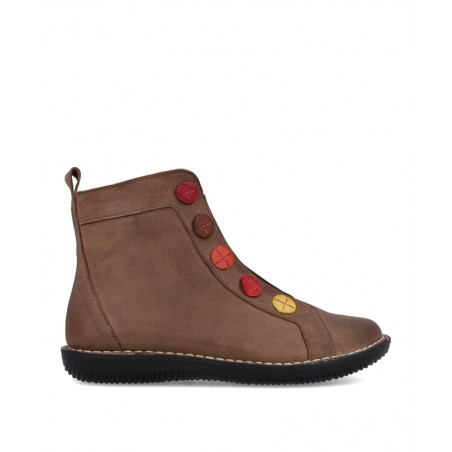 Botines marrones planos Catchalot 7238