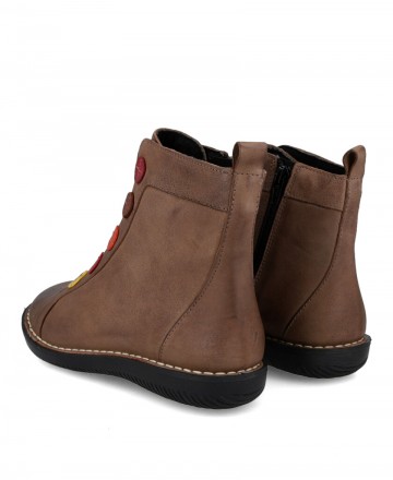Botines marrones planos Catchalot 7238