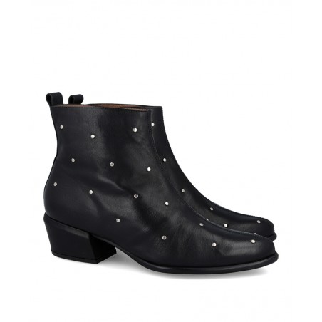 Botines bajos con tachuelas Wonders Fei D-2002